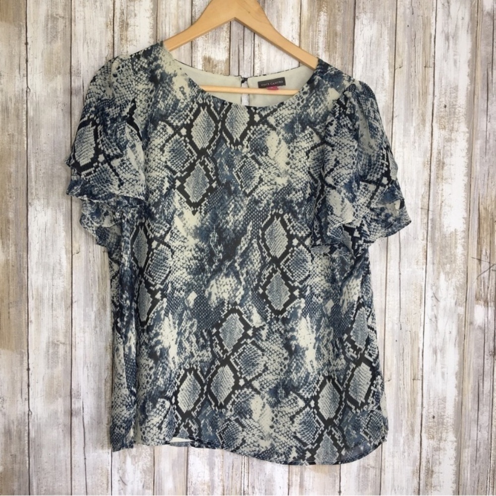 Vince Camuto Snake Print Blouse